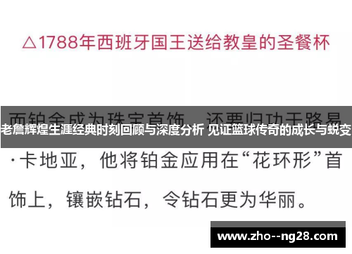 老詹辉煌生涯经典时刻回顾与深度分析 见证篮球传奇的成长与蜕变
